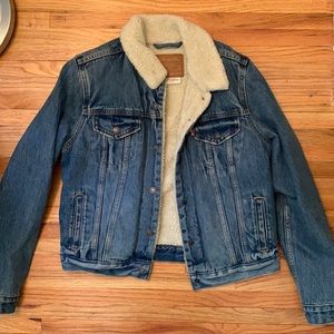 Levi’s Jean Jacket with faux fur
